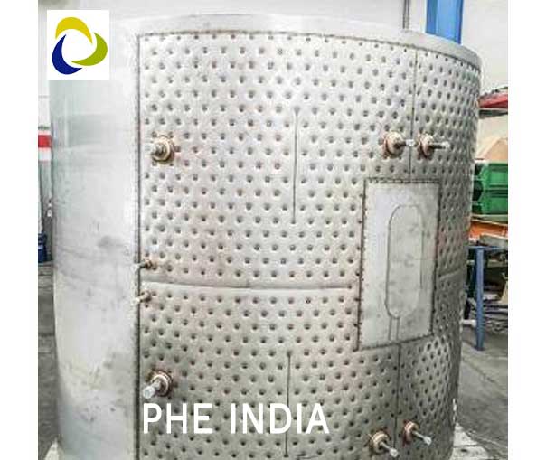 Pillow Plate for milk tanks